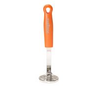 Xidgets Mini Avocado Masher, Heavy Duty, Kitchen Utensil. Stainless Steel, Tiny Masher, Compact Mini Masher for Avocado - Effortless Guacamole Preparation, Dishwasher Safe (Orange)