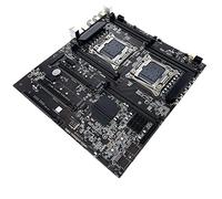 XIDIT 1 Pack X99 Dual-Socket CPU Motherboard Black LGA2011-3 8XDDR4 ECC RAM Slot PCIEx16 SATA3.0 Server PC Motherboard Support E5 V3/V4 CPU