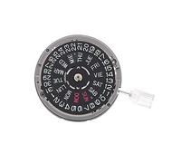XIDIT 1 PCS NH36/NH36A Double Calendar Black Watch Movement 3 O'Clock Position Automatic Mechanical Watch Movement Replacement Accessories
