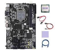 XIDIT 1 Set B75 12 PCIE Mining Motherboard Mining Motherboard Accessories Mining Motherboard+G530 CPU+SATA Cable+RJ45 Network Cable+Switch Cable+Thermal Pad