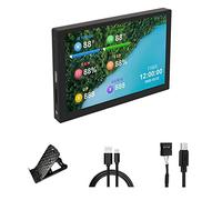 XIDIT 1 Set USB Chassis Secondary Screen IPS HD Laptop Display for Freely AIDA64 Black