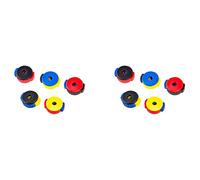 XIDIT 10Pcs Drum Cymbal Mate Quick Release Drum Accessories Mix Color Push-on Design Convenient to Use