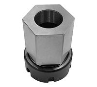 XIDIT 1PCS Hard Steel Hex Collet Chuck Block Chuck Collet Holder for Lathe Engraving Machine ER40
