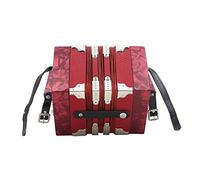 XIDIT 20-Key 40-Tone Hexagonal Accordion Professional Grade Examination Playing Accordion Teaching Practice Instrument