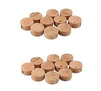 XIDIT 20Pcs Water Key Water Key Valve Cork Pad for Trumpet Trombone Repair Accessories Diameter 9mm Thickness 4mm
