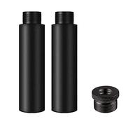 XIDIT 2Pcs Mic Stand Extension Tubes with 1Pc Metal Adapter Microphone Extension Rod 5/8Inch for Desk Stands and Arm Stand