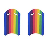 XIDIT 2X Kids Adults Rainbow Swimming Kickboard Foam Float Kick Board Pool Training Aid Float Hand Foam Board Tool
