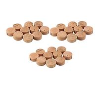 XIDIT 30Pcs Water Key Water Key Valve Cork Pad for Trumpet Trombone Repair Accessories Diameter 9mm Thickness 4mm