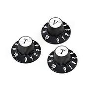 XIDIT 3Pcs Guitar Amplifier Knobs AMP Skirted Volume Tone Control Knobs Guitar Volume Knobs 1V2T Guitar Parts GD79