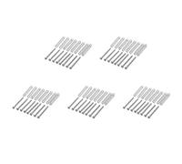 XIDIT 40 Pcs M2.5X32MM Electric Guitar Humbucker Pickups Adjust Height Screw and Spring - Pitch 0.4mm - Silver