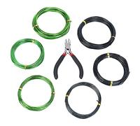 XIDIT 7PCS 5M Training Wires with Wire Cutter Kit Anodized Aluminum Anti-Corrosion Rust Resistant