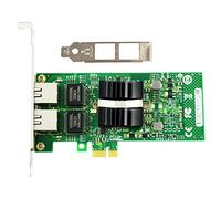 XIDIT 82576-T2 Chip Gigabit PCI-E X1 Dual Port Network Adapter Card Desktop 1000Mbps Ethernet Converged Network Adapter