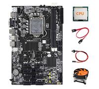 XIDIT B75 12 PCIE ETH Mining Motherboard LGA1155+Random CPU+Fan+SATA Cable+Switch Cable MSATA DDR3 B75 BTC Miner Motherboard