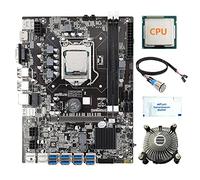 XIDIT B75 8 Card BTC Mining Motherboard+CPU+Cooling Fan+Thermal Grease+Switch Cable(1M) 8USB3.0(PCIE1X) LGA1155 DDR3 RAM MSATA