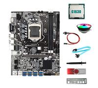 XIDIT B75 8USB BTC Mining Motherboard+G1630 CPU+64G USB Driver+Fan+SATA Cable+Switch Cable+Thermal Grease+Baffle for ETH Miner