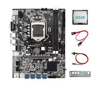 XIDIT B75 8USB ETH Mining Motherboard 8XUSB+G540 CPU+SATA Cable+Switch Cable+Baffle LGA1155 B75 USB BTC Miner Motherboard