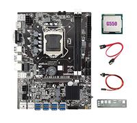 XIDIT B75 8USB ETH Mining Motherboard 8XUSB+G550 CPU+SATA Cable+Switch Cable+Baffle LGA1155 B75 USB BTC Miner Motherboard