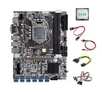 XIDIT B75 BTC Miner Motherboard 12XUSB with G540 CPU+Switch Cable+SATA Cable+Switch Cable with Light+6Pin to Dual 8Pin Cable
