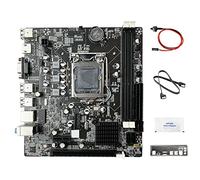 XIDIT B75 Computer Motherboard with SATA Cable,Switch Cable,Thermal Grease and Baffle Parts LGA1155 DDR3 Support 2X8G PCI E 16X