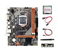 XIDIT B75 Desktop Motherboard+I3 2100 CPU+SATA Cable+Switch Cable+Thermal Grease+Baffle M.2 NVME LGA 1155 for I3 I5 CPU