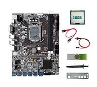 XIDIT B75 ETH Mining Motherboard 12USB3.0+G1630 CPU+64G USB Driver+SATA Cable+Switch Cable+Thermal Grease+Baffle for BTC Miner