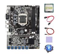 XIDIT B75 ETH Mining Motherboard 12XUSB+G1620 CPU+Cooling Fan+SATA Cable+Switch Cable+Thermal Pad B75 BTC Mining Motherboard