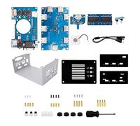 XIDIT For Mister FPGA 128MB Motherboard V2.9+USB Hub V2.1 with DIY Metal Case Kit for Terasic DE10-Nano Mister FPGA(Black)