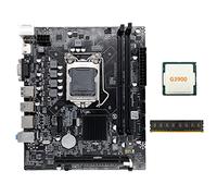 XIDIT H110 Computer Motherboard LGA1151 Supports Celeron G3900 G3930 Series CPU with G3900 CPU+DDR4 4G 2133Mhz RAM