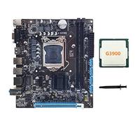 XIDIT H110 Computer Motherboard Supports LGA1151 6/7 Generation CPU Dual-Channel DDR4 Memory+G3900 CPU+Thermal Grease