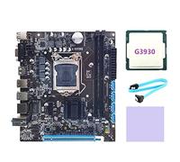 XIDIT H110 Computer Motherboard Supports LGA1151 6/7 Generation CPU Dual-Channel DDR4 Memory+G3930 CPU+SATA Cable+Thermal Pad