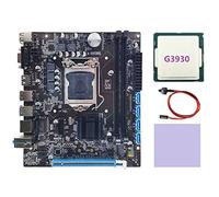 XIDIT H110 Computer Motherboard Supports LGA1151 6/7 Generation CPU Dual-Channel DDR4 RAM+G3930 CPU+Switch Cable+Thermal Pad