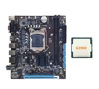XIDIT H110 Desktop Computer Motherboard Supports Spare Parts Accessories LGA1151 6/7 Generation CPU Dual-Channel DDR4 Memory+G3900 CPU