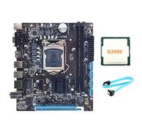 XIDIT H110 Motherboard Computer Motherboard Supports LGA1151 6/7 Generation CPU Dual-Channel DDR4 Memory+G3900 CPU+SATA Cable