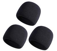 XIDIT Mic Cover Sponge Microphone Windscreen For Blue, Pro Condenser Microphone (Black,)