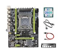 XIDIT X79 Motherboard Upgrade X79 Pro+E5 2609 V2 CPU+SATA Cable+Switch Cable+Baffle M.2 NVME LGA2011 for CF PUBG