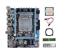 XIDIT X79 Motherboard V389+E5 2603 V2 CPU+DDR3 RECC 4GB 1333Mhz RAM+SATA Cable+Baffle+Bracket M.2 NVME LGA2011 for CF PUBG