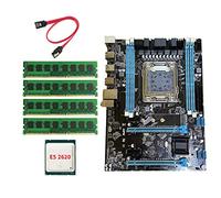 XIDIT X79 X79-288 Motherboard Kit with E5 2620 CPU+4X4G DDR3 RAM+SATA Cable LGA2011 4XDDR3 Slot M.2 NVME SATA3.0 Motherboard