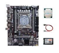 XIDIT X99 Motherboard LGA2011-3 Computer Motherboard Support DDR4 ECC RAM with E5 2666 V3 CPU+SATA3 SSD 128G+Switch Cable