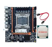 XIDIT X99 Motherboard with E5 2620 V3 CPU+SATA Cable B85 LGA2011-3 4X DDR4 REG ECC Memory M.2 PCIE SATA3.0 Desktop Motherboard