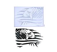 Xidmold American Flag Bald Eagle Wall Hanging Resin Mold, Deer Epoxy Casting Mold for Wall Decor, Wall Art Silicone Mold for Home Decoration