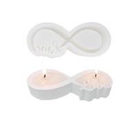 Xidmold Love Candle Vessel Silicone Mould, Cement Candle Jar Mould, Candle Holder Epoxy Resin Mold, Concrete Container Storage Tray Making Mold for Succulent Planter Jewelry Trinket