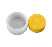 Xidmold Sun and Moon Face Silicone Mould for Candle Making, Resin Casting, Soap - Chocolate,Bohemian Home Decor, Aromatherapy, Handmade Craft Gift (A)