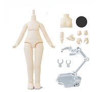 XiDonDon 1/12 Scale BJD Doll Body 9.6cm/11cm YMY2 Action Figures Replacement Body Doll Accessories (Super White, 11cm)