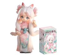 XiDonDon NAGI Fourth Generation The Untrammeled Traveler Series Ob11 1/12 Bjd Doll Gift Figure Toy Cute Action Anime Figures Dolls Toys (Single Box)