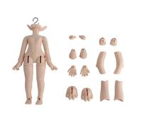 XiDonDon New 1/12BJD Doll Body for GSC Head,OB11 Doll Replace Body, With Animal Body Accessories,Three Uses,Action Figures (White)