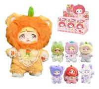XiDonDon Nommi Interesting Fruit Series Cute Vinyl Face Doll Random Design Action Figures Collectible Toys Home Decorations (Whole Set)