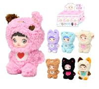 XiDonDon Nommi Loveliness Never End Series Vinyl Face Plush Doll Random Design Action Figures Collectible Toys (Whole Set)