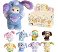 XiDonDon Nommi Puppy Diary Series Vinyl Face Plush Cute Doll Anime Character Ornaments Figures Collectible Toys Birthday Gifts (Whole Set)