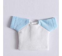 XiDonDon Short Sleeve T-Shirt for ob11,Molly,Body9,Gsc,1/12bjd Doll Clothes Toys Accessories (Blue)