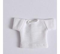XiDonDon Short Sleeve T-Shirt for ob11,Molly,Body9,Gsc,1/12bjd Doll Clothes Toys Accessories (White)